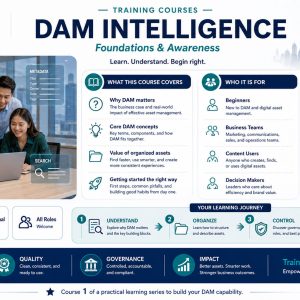 DAM Intelligence Online-Live 1/2 Day Training